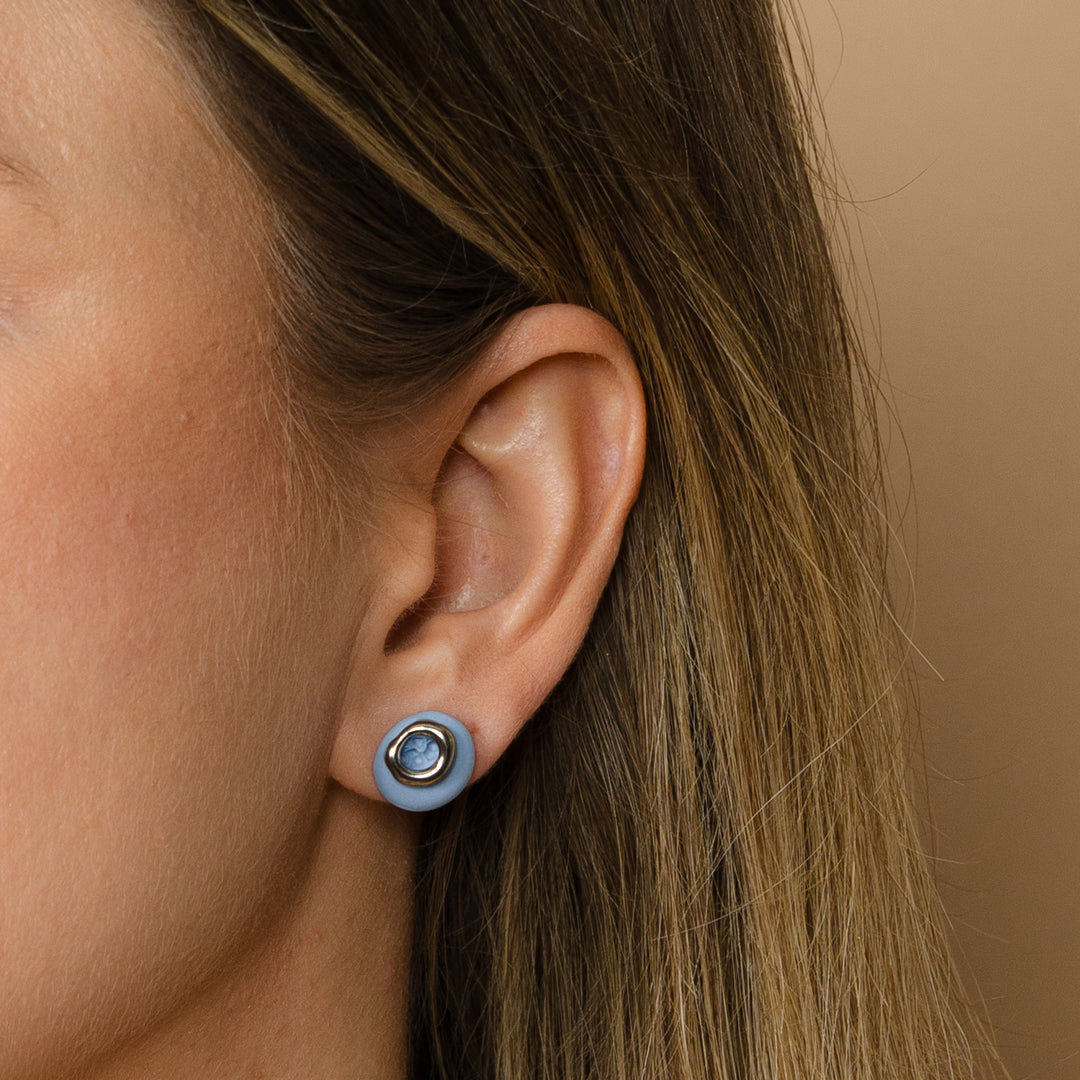 "Yani" porcelain earrings