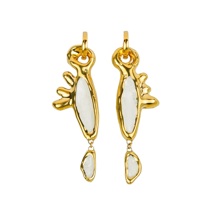 "Dorothea" Hoops With Charms Maxi