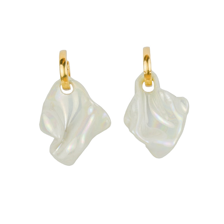 "Irise" Hoops With Charms Maxi