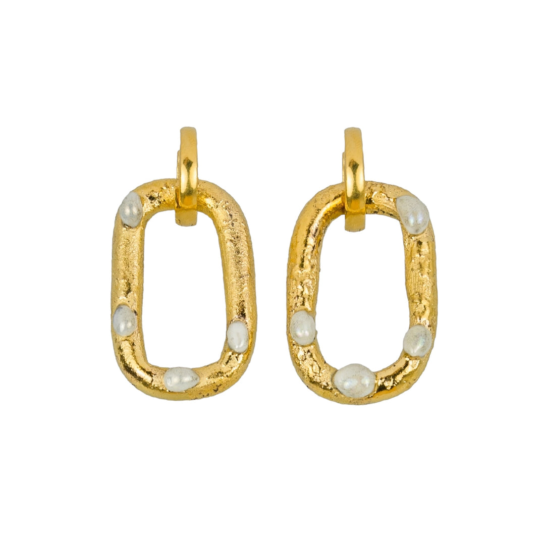 "Milla" Hoops With Charms Maxi