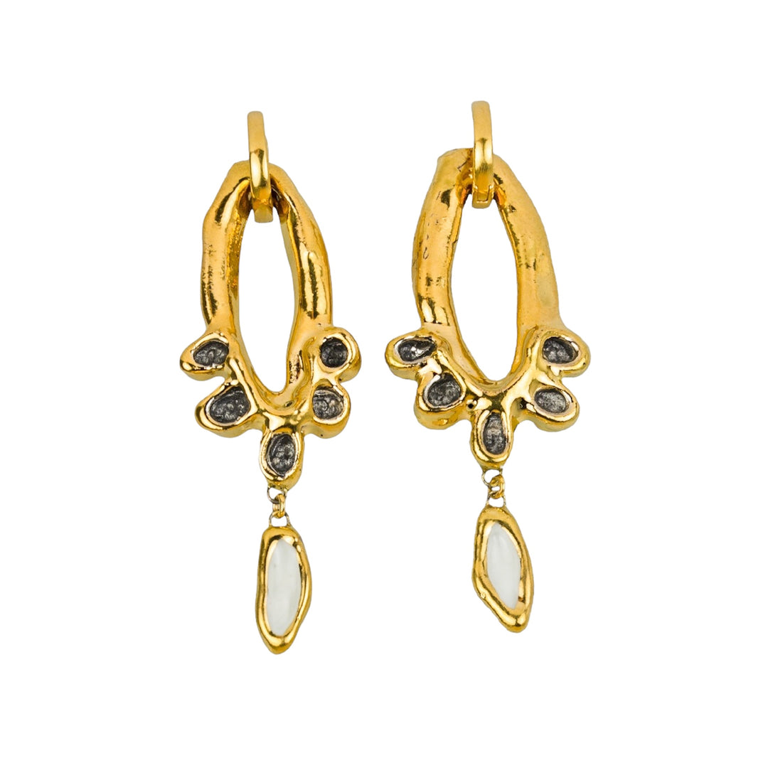 "Sophia" Hoops With Charms Maxi