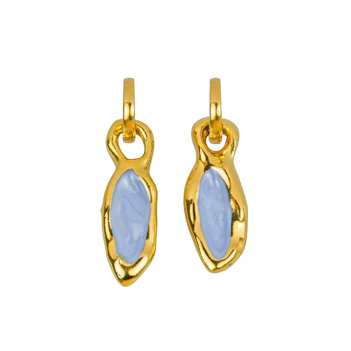 "Elke" Hoops With Charms Midi