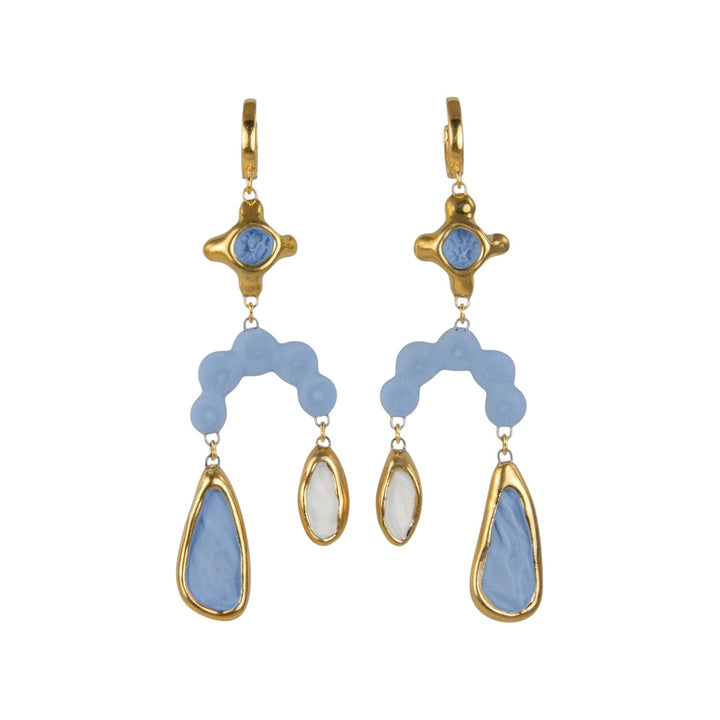 "Gia" Porcelain Earrings