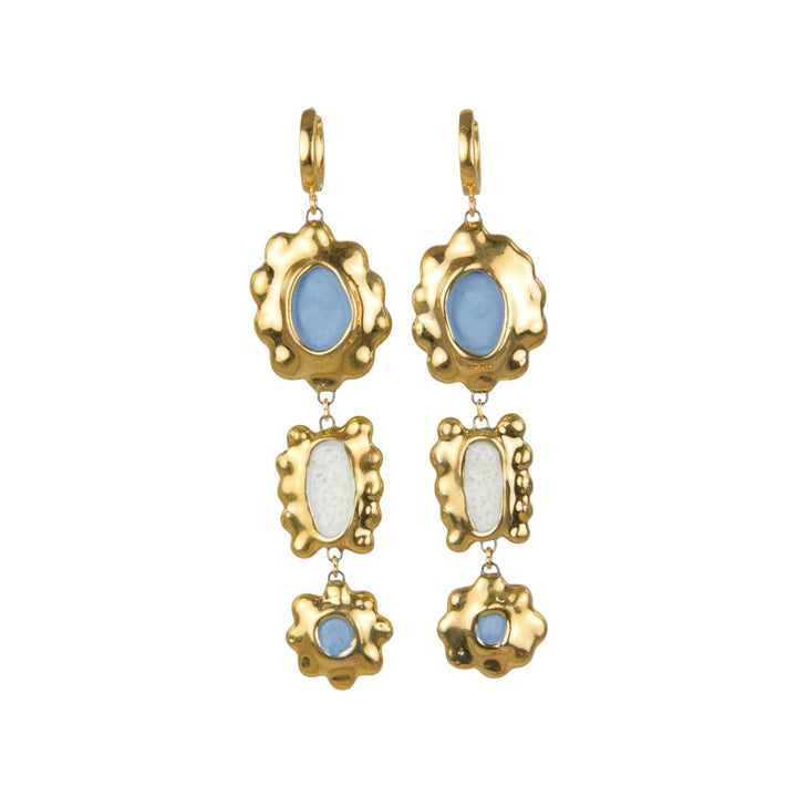 "Aube" Porcelain Earrings