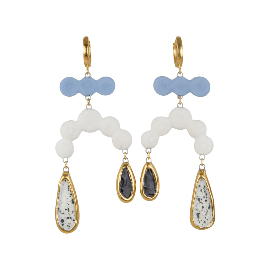 "Mae" Porcelain Earrings