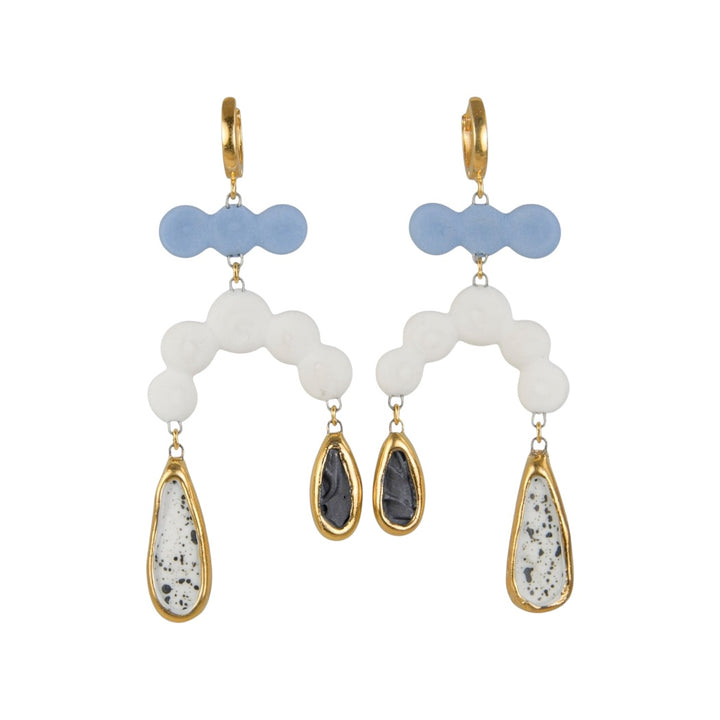 "Mae" Porcelain Earrings