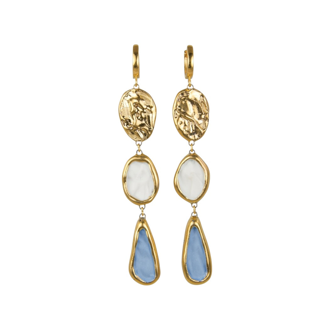 "Zia" Porcelain Earrings