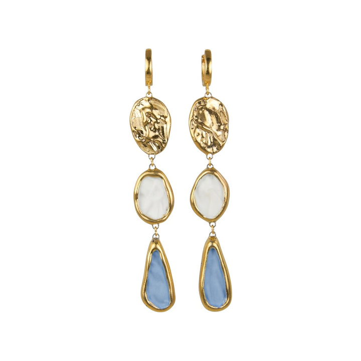 "Zia" Porcelain Earrings