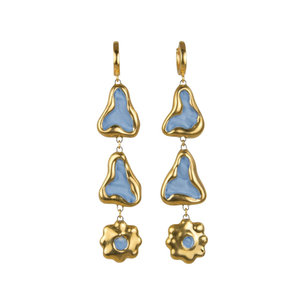 "Iro" Porcelain Earrings
