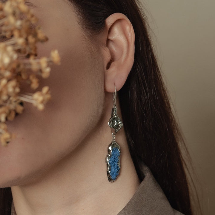 SS20 collection, handcrafted floral collection, porcelain jewelry inspired by nature, handmade earrings from porcelain, porceliano papuošalai, porceliano auskarai, keramikiniai papuošalai, keramikiniai auskarai, porcelianiniai auskarai, šventiniai auskarai, prabangūs auskarai, nature inspired earrings, šventiniai auskarai, puošnūs auskarai  Edit alt text