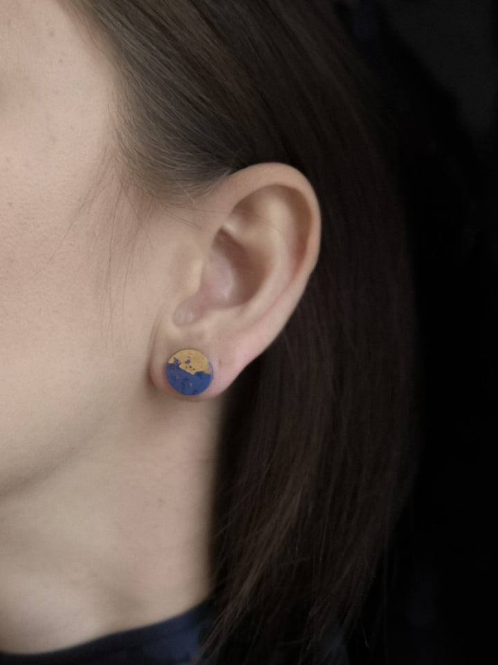 "Fauci" porcelain earrings