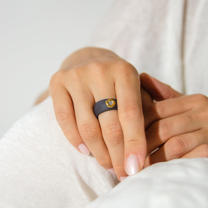 Porceliano žiedas, porcelain ring