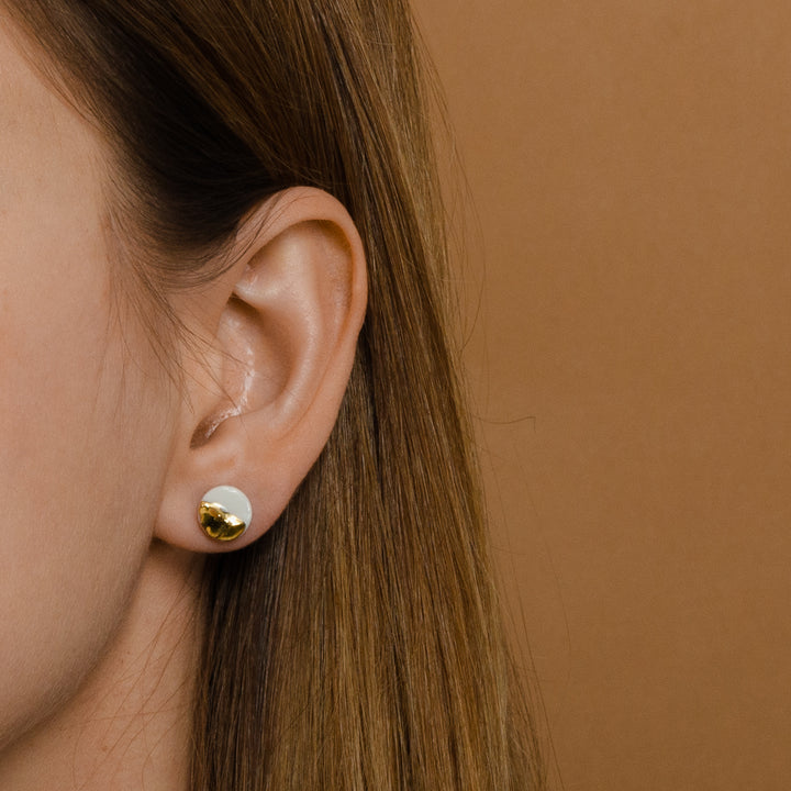 "Kaleho" porcelain earrings