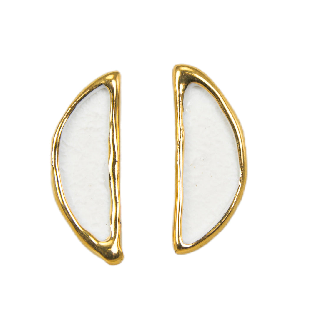 "Debie" porcelain earrings