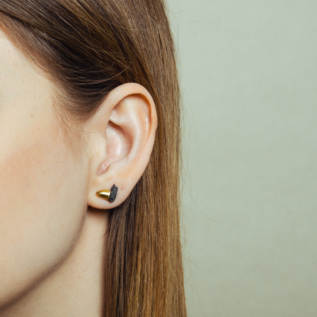 "Elora" ooak porcelain earrings