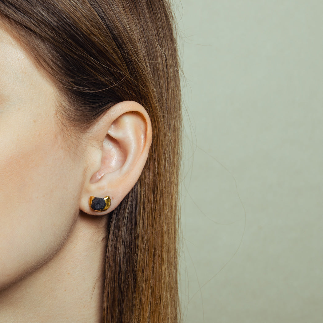 "Olicia" ooak porcelain earrings