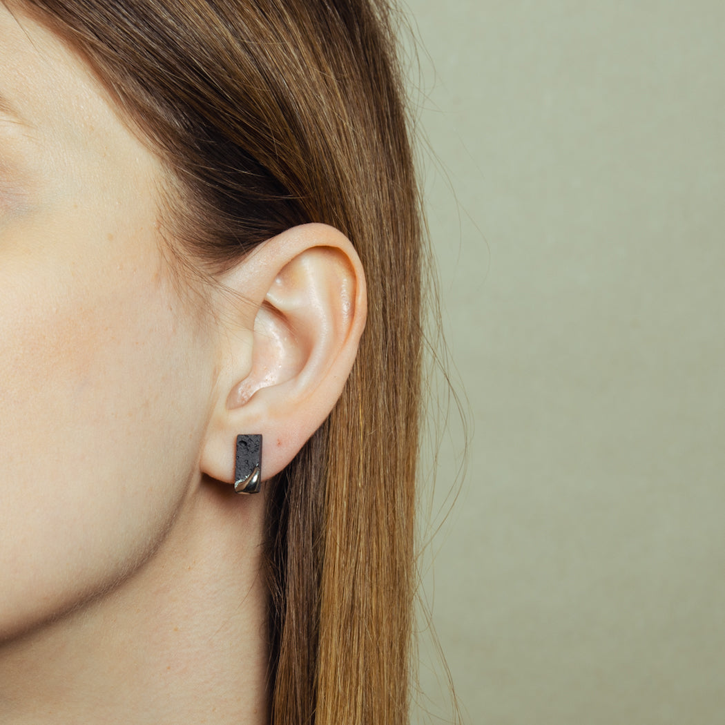 "SILVA" porcelain earrings