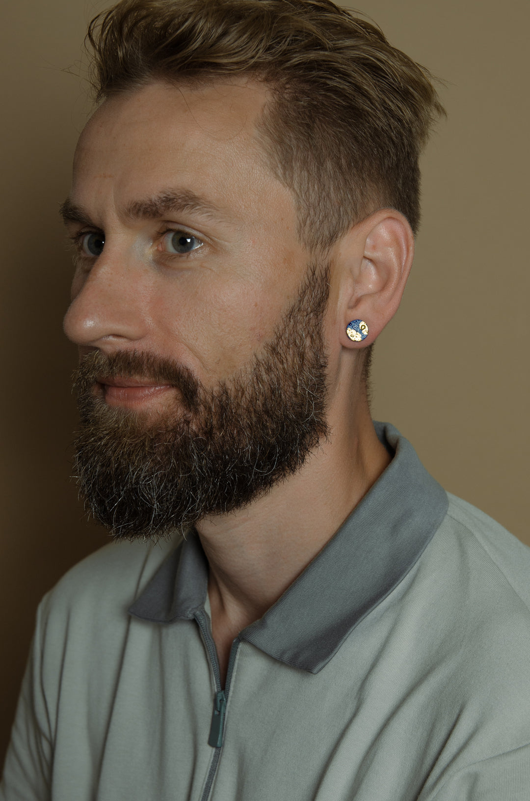 "FAUCI" porcelain earrings