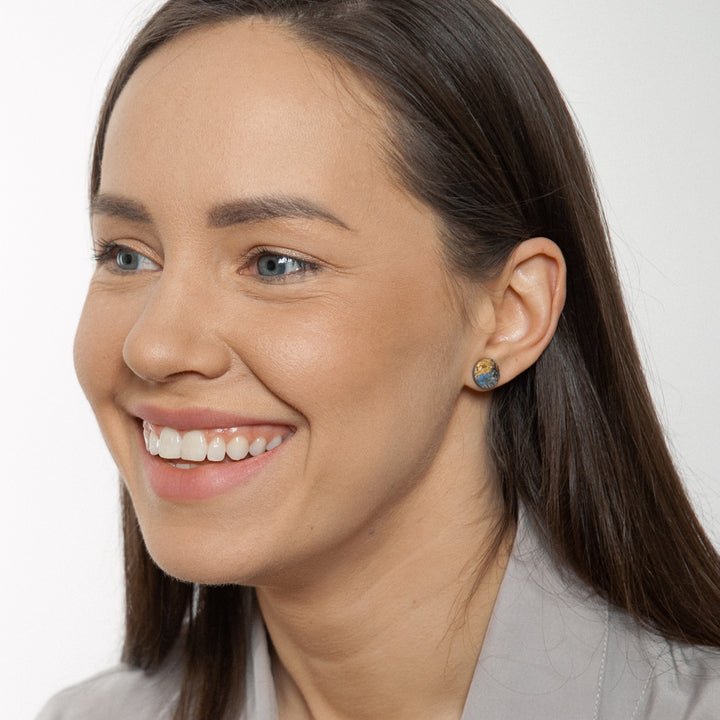 "Caspian" porcelain earrings