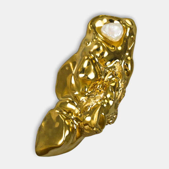 "Ulrike" porcelain brooch