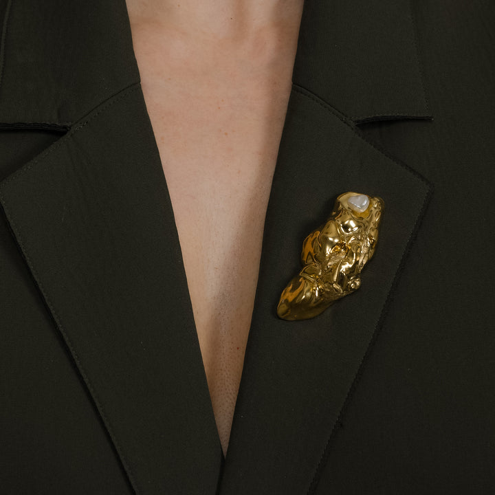 "Ulrike" porcelain brooch