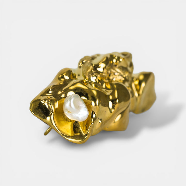"Ulrike" porcelain brooch