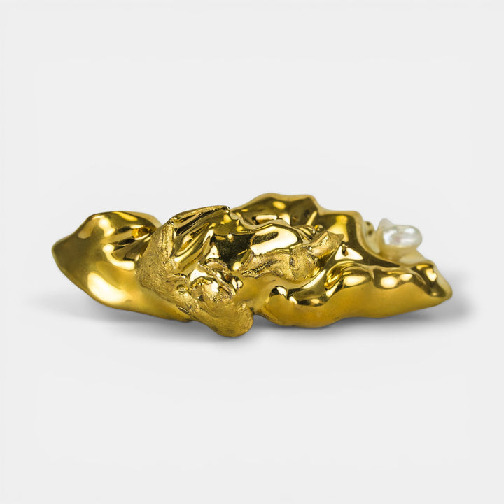 "Ulrike" porcelain brooch