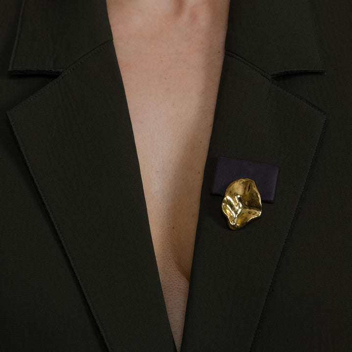 "Farah" porcelain brooch