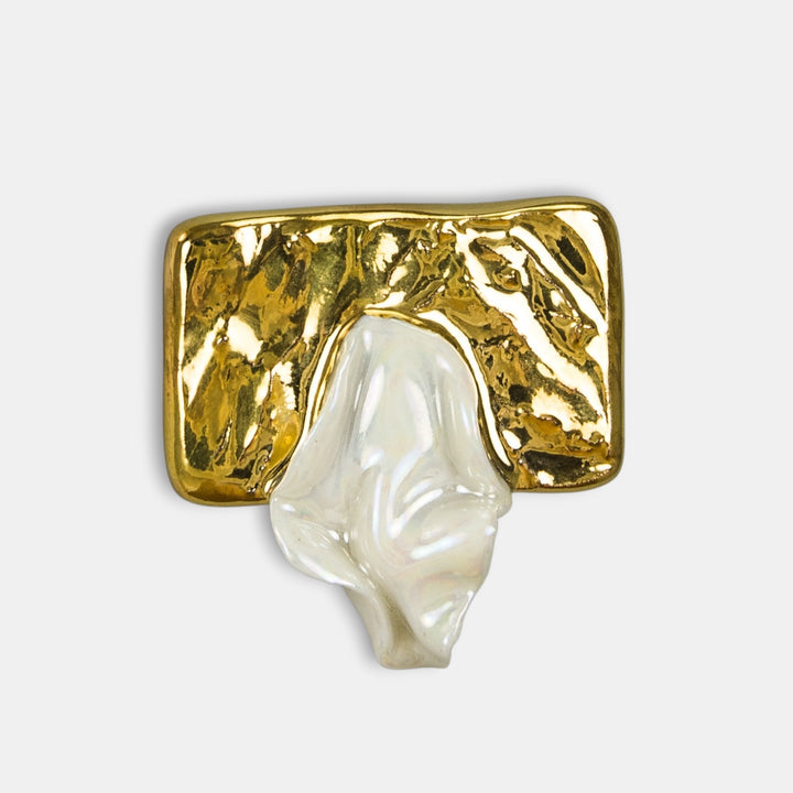 "Adalet" porcelain brooch