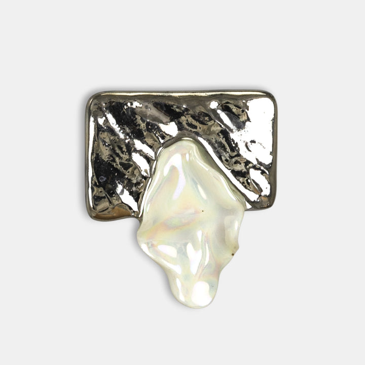 "Melona" porcelain brooch