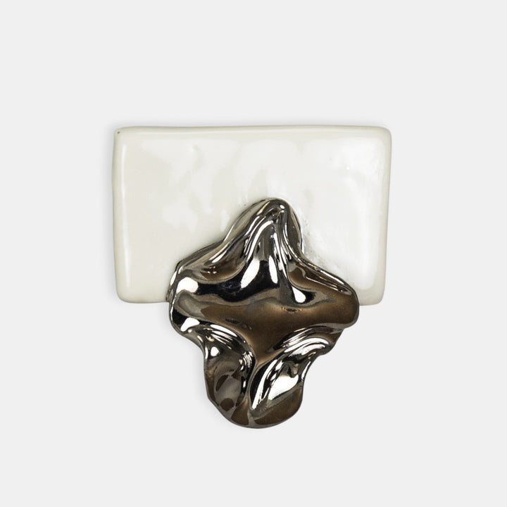 "Farah" porcelain brooch