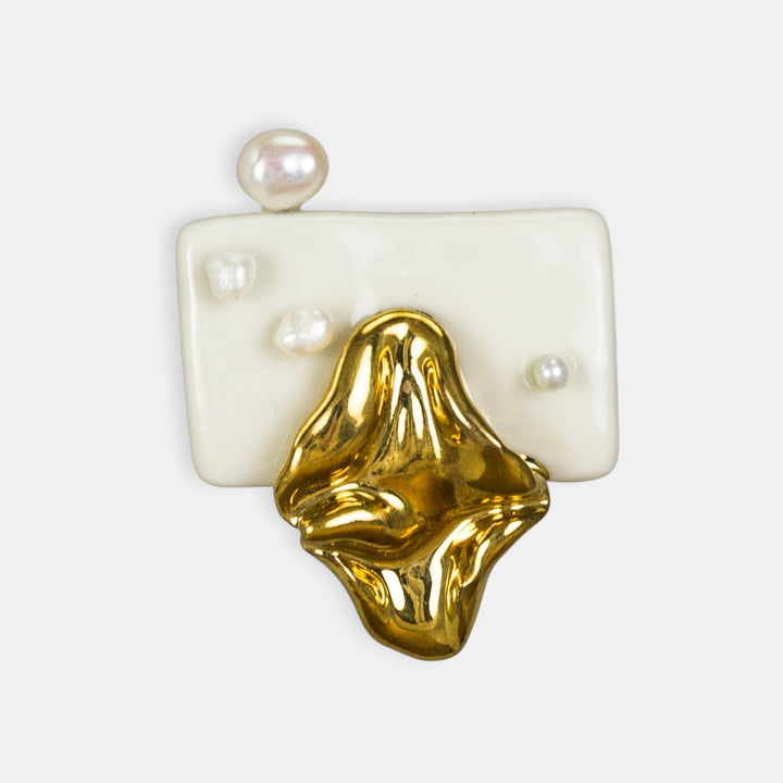 "Rafaella" porcelain brooch