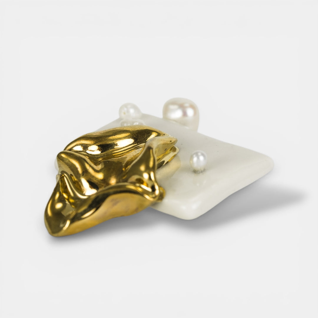 "Rafaella" porcelain brooch