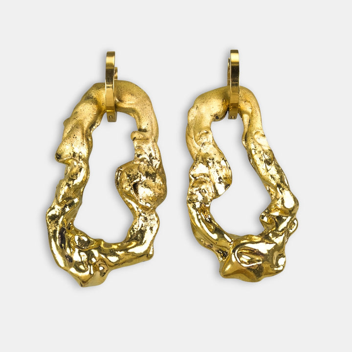 "Kendal" Hoops With Charms Maxi