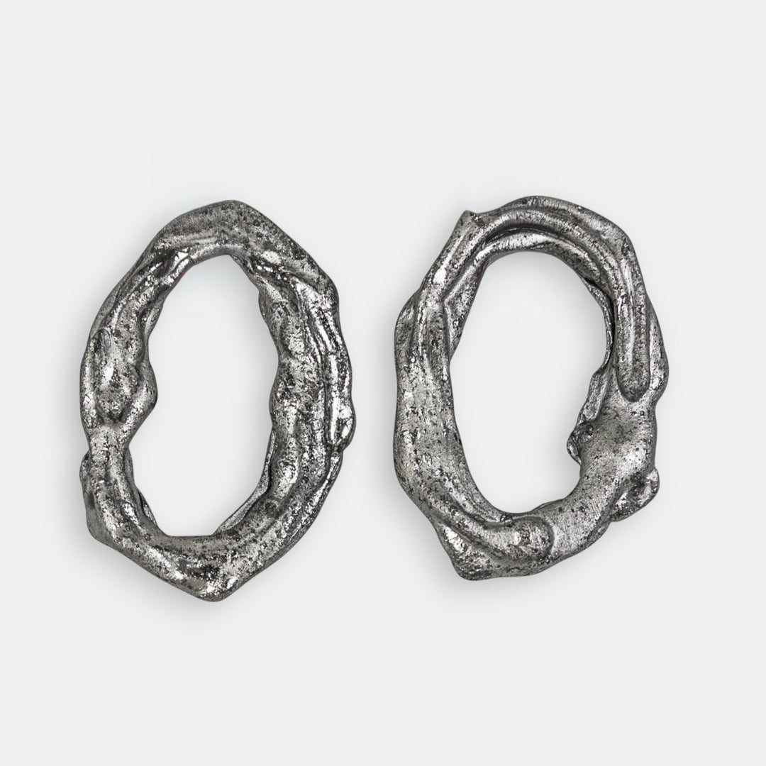 "Delara" Hoops With Charms Midi
