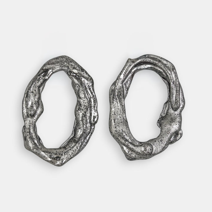"Delara" Hoops With Charms Midi