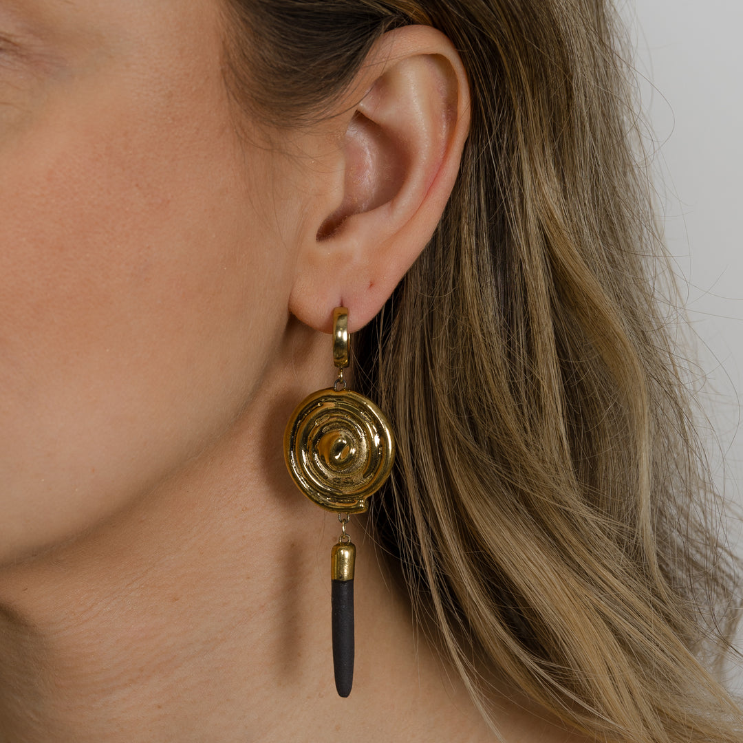 "Liseli" Porcelain Earrings
