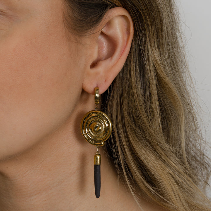 "Liseli" Porcelain Earrings