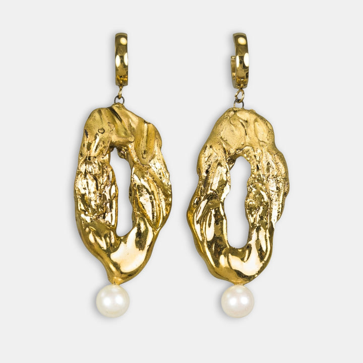 "Birgitte" Porcelain Earrings