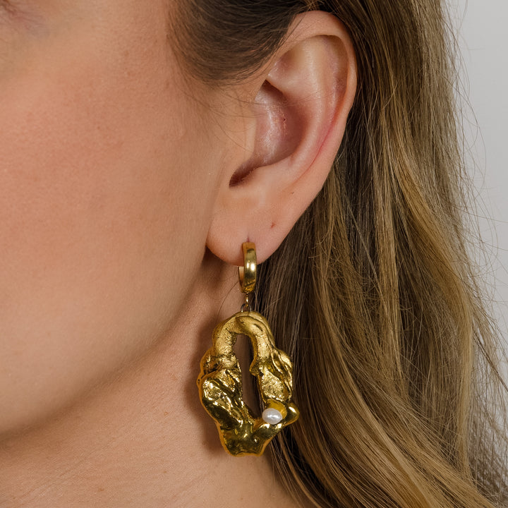 "Maribel" Porcelain Earrings
