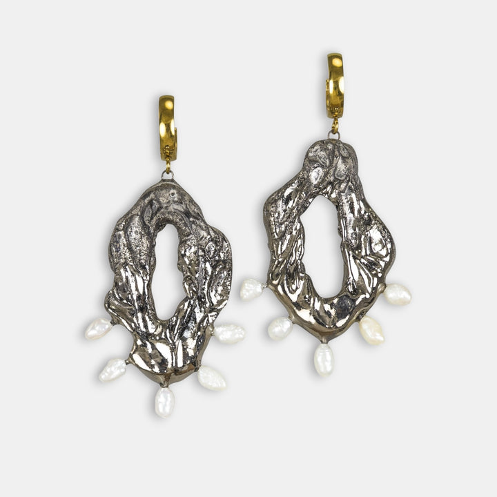 "Liora" Porcelain Earrings