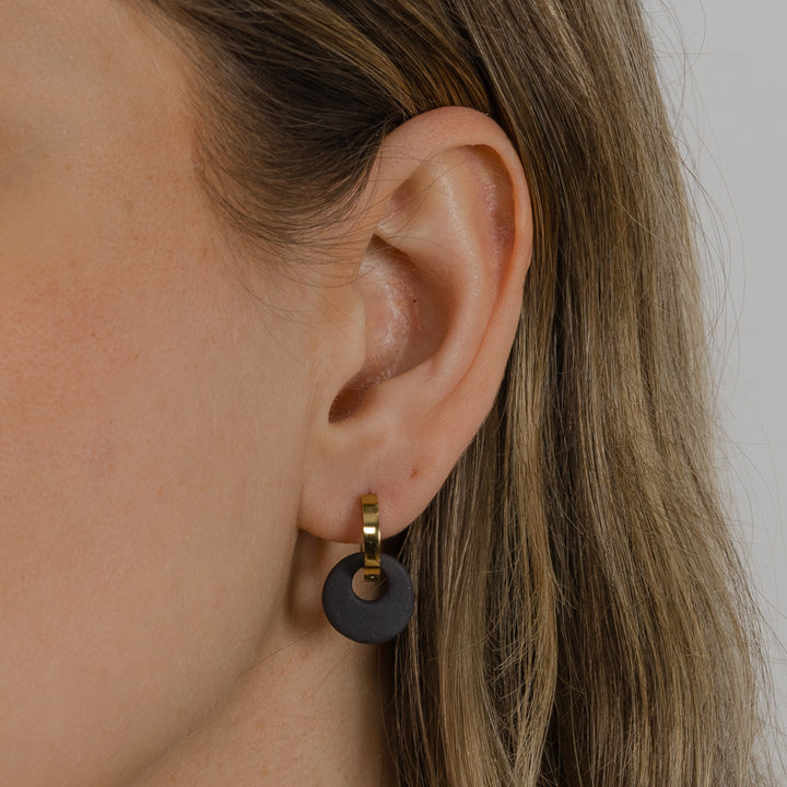 "Anette" Hoops With Charms Mini