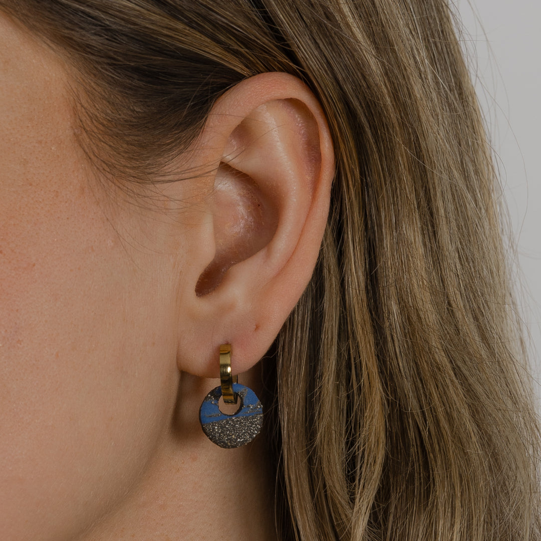 "Elka" Hoops With Charms Mini