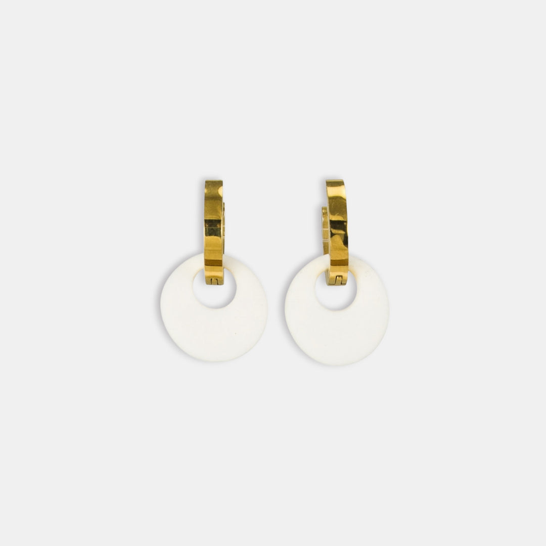 Simple wedding earrings by frreakyfoxx