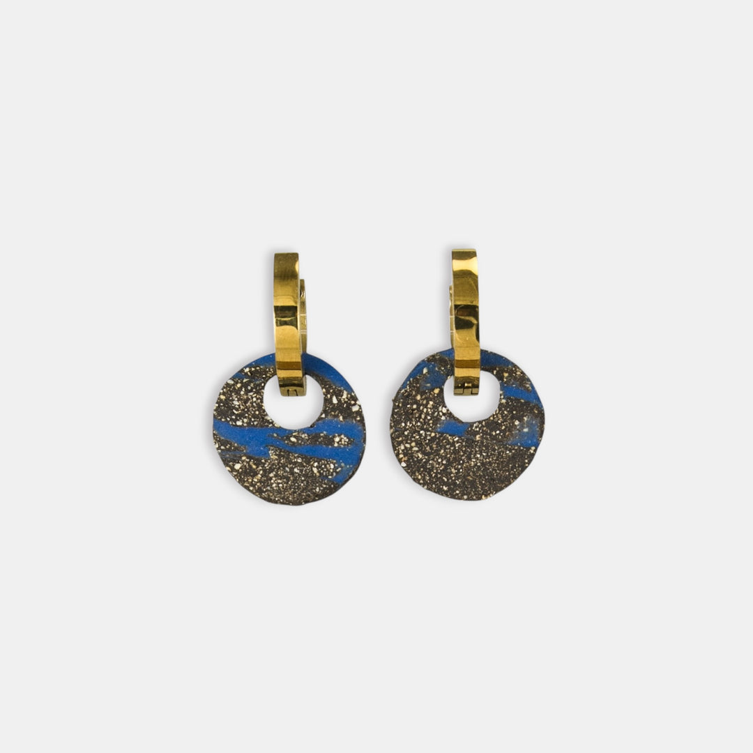 "Elka" Hoops With Charms Mini