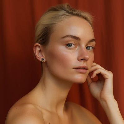 "Alba" porcelain earrings
