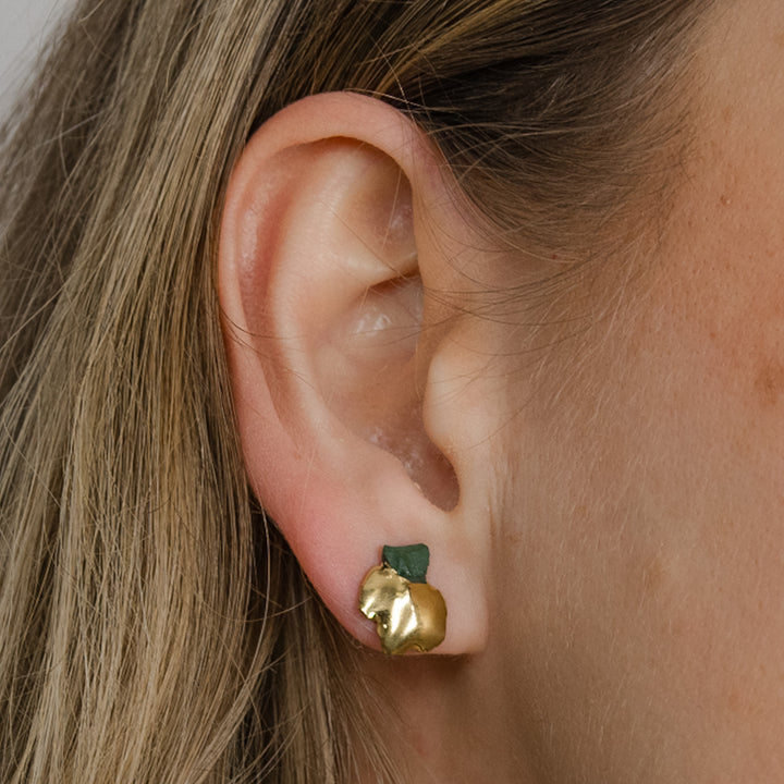 „Luna“ vienetiniai porceliano auskarai