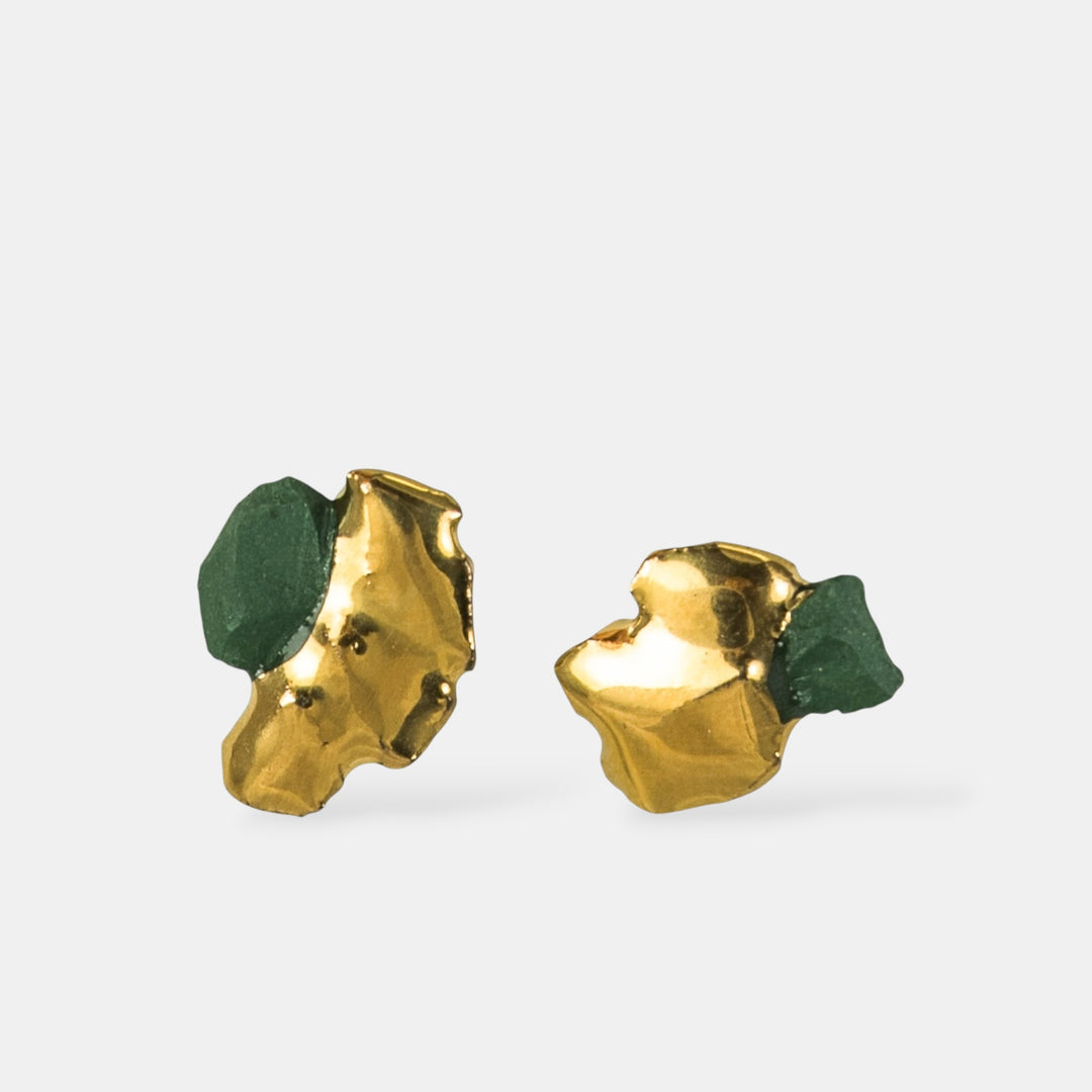 „Luna“ vienetiniai porceliano auskarai