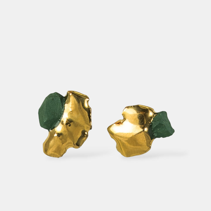 „Luna“ vienetiniai porceliano auskarai