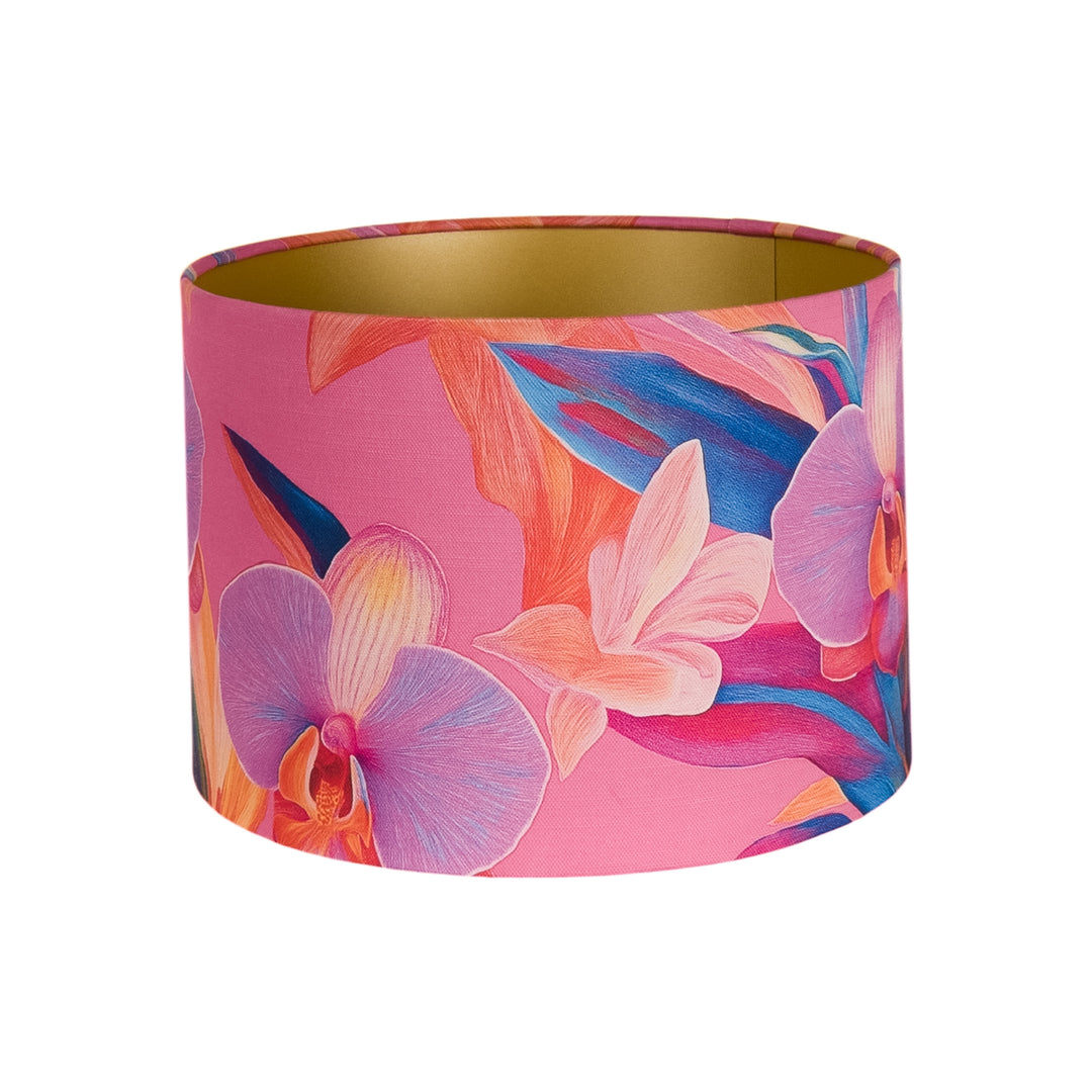 Pink Orchid - Floral Lampshade ⌀30